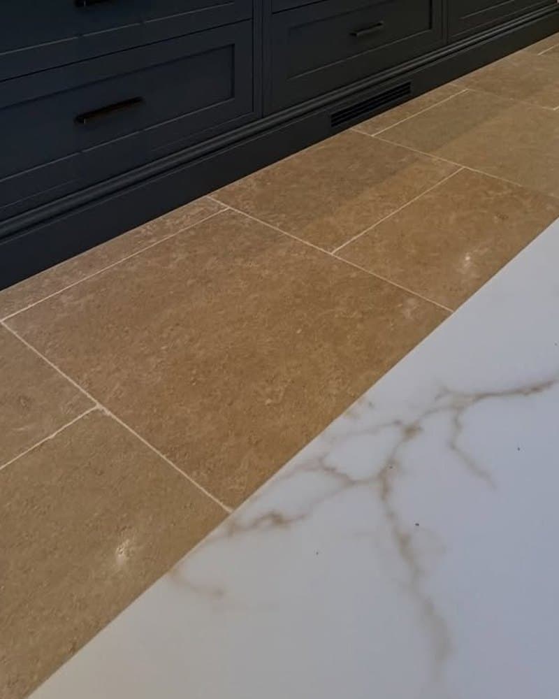 Limestone close-up from a Holden & Salter project